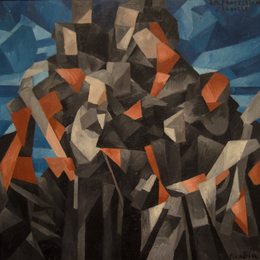 《游行队伍，塞维利亚》弗朗西斯·毕卡比亚(Francis Picabia)高清作品欣赏