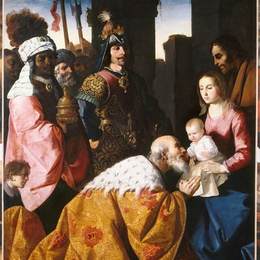 《对贤士的崇拜》弗朗西斯柯·德·苏巴朗(Francisco de Zurbaran)高清作品欣赏
