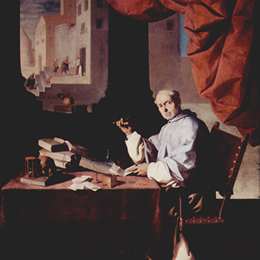 弗朗西斯柯·德·苏巴朗(Francisco de Zurbaran)高清作品:Portrait of Fra Gonzalo de Illescas