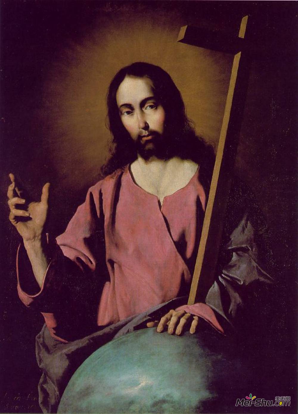 francisco de zurbaran弗朗西斯柯·德·苏巴朗油画3868《救世主祝福