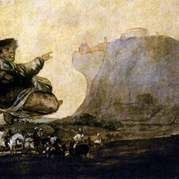 《阿斯莫迪亚》弗朗西斯科·戈雅(Francisco Goya)高清作品欣赏