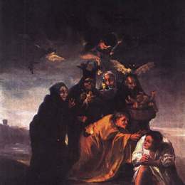 《咒语》弗朗西斯科·戈雅(Francisco Goya)高清作品欣赏