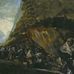 《圣殿长廊》弗朗西斯科·戈雅(Francisco Goya)高清作品欣赏