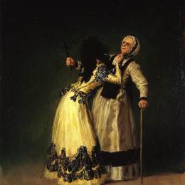 弗朗西斯科·戈雅(Francisco Goya)高清作品:The Duchess of Alba and Her Duenna
