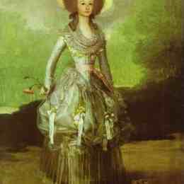 弗朗西斯科·戈雅(Francisco Goya)高清作品:The Marquesa de Pontejos