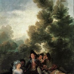 《野餐》弗朗西斯科·戈雅(Francisco Goya)高清作品欣赏