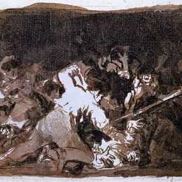 《战争场面》弗朗西斯科·戈雅(Francisco Goya)高清作品欣赏