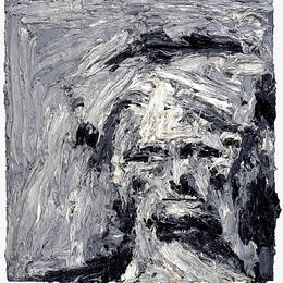 弗兰克·奥尔巴赫(Frank Auerbach)高清作品:Head of E.O.W. IV