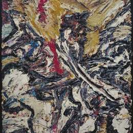 《Tician II之后的研究》弗兰克·奥尔巴赫(Frank Auerbach)高清作品欣赏