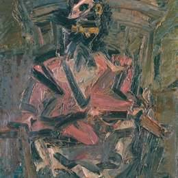 弗兰克·奥尔巴赫(Frank Auerbach)高清作品:J.Y.M. Seated No. 1