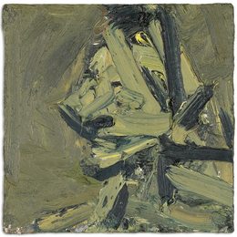 弗兰克·奥尔巴赫(Frank Auerbach)高清作品:Head of Paula Eyles