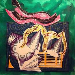 《一只小山羊爸爸买了两个祖兹》弗兰克·斯特拉(Frank Stella)高清作品欣赏