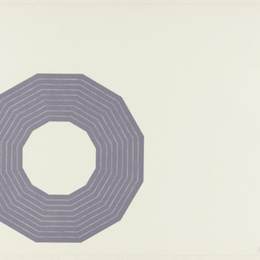 《凯·贝尔曼（来自紫色系列）》弗兰克·斯特拉(Frank Stella)高清作品欣赏