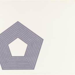 《Charlotte Tokayer（来自紫色系列）》弗兰克·斯特拉(Frank Stella)高清作品欣赏