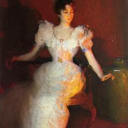 《火光》弗兰克 W · 本森(Frank W. Benson)高清作品欣赏