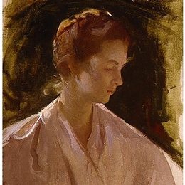 《少女》弗兰克 W · 本森(Frank W. Benson)高清作品欣赏
