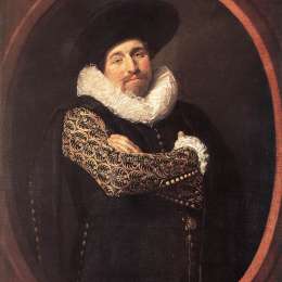 《男人肖像》弗朗斯·哈尔斯(Frans Hals)高清作品欣赏