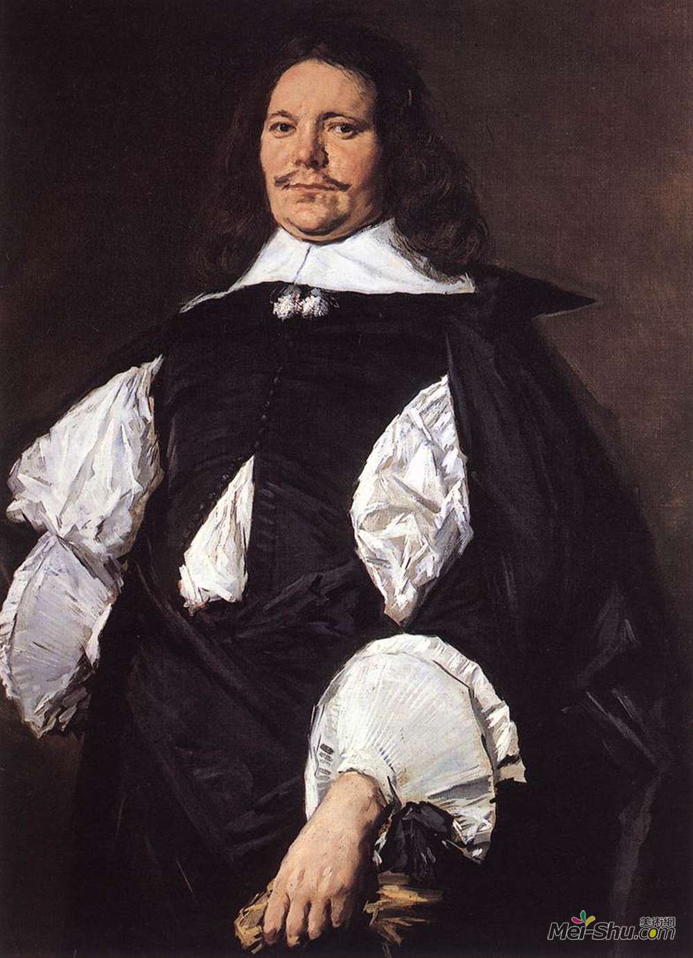 《男人肖像》弗朗斯·哈尔斯(frans hals)高清作品欣赏