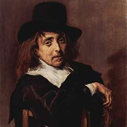 《坐着的人的肖像》弗朗斯·哈尔斯(Frans Hals)高清作品欣赏