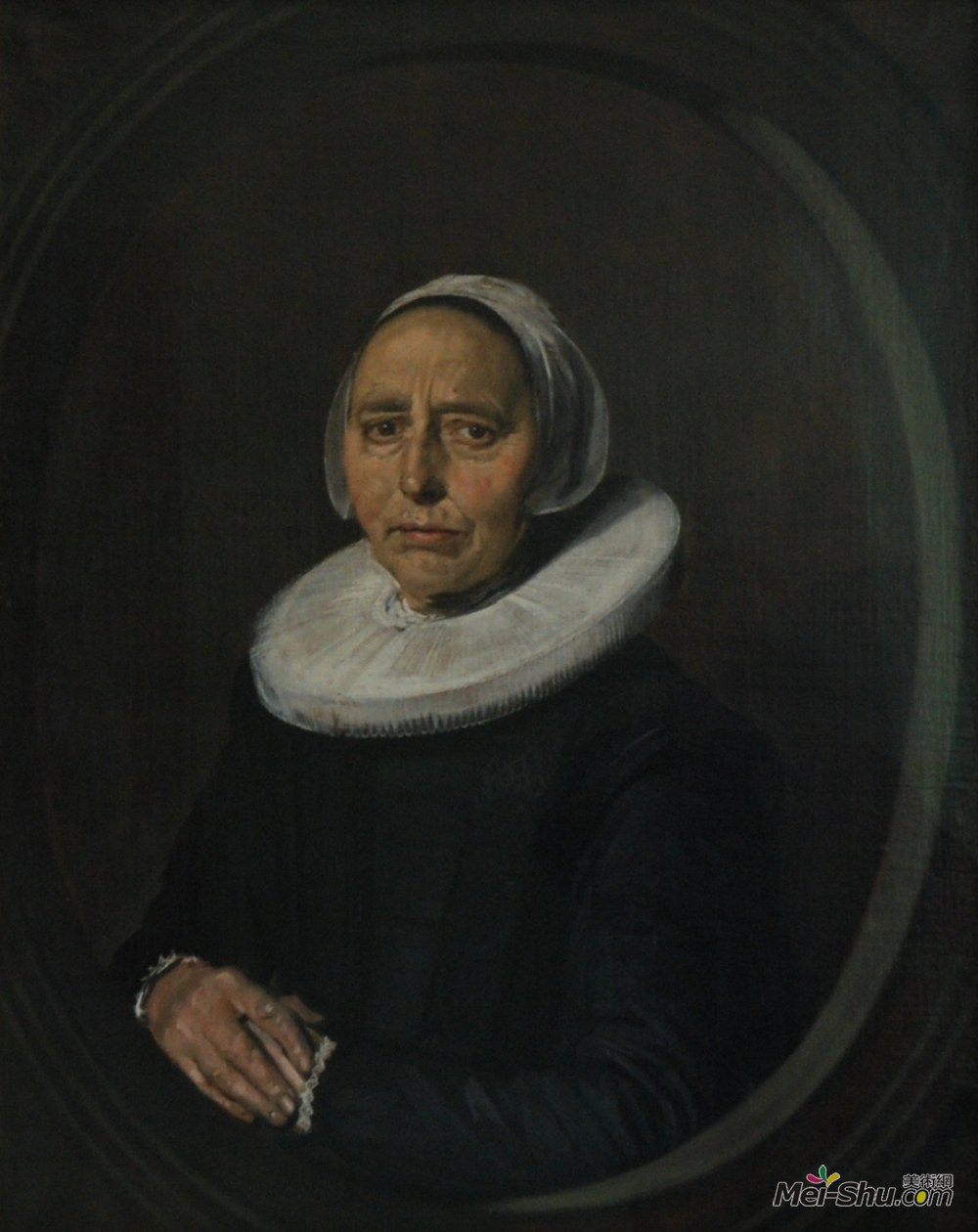《女性肖像》弗朗斯·哈尔斯(frans hals)高清作品欣赏