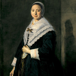 《女性肖像》弗朗斯·哈尔斯(Frans Hals)高清作品欣赏