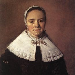 《年轻女子肖像》弗朗斯·哈尔斯(Frans Hals)高清作品欣赏