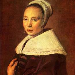 《年轻女子肖像》弗朗斯·哈尔斯(Frans Hals)高清作品欣赏