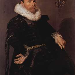 《一个陌生男人的肖像》弗朗斯·哈尔斯(Frans Hals)高清作品欣赏