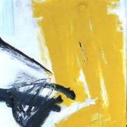 《锌黄》弗兰茨·克莱恩(Franz Kline)高清作品欣赏