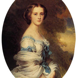 弗兰兹-温特豪德(Franz Xaver Winterhalter)高清作品:Melanie de Bussiere, Comtesse Edmond de Pourtales