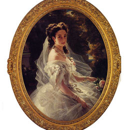 弗兰兹-温特豪德(Franz Xaver Winterhalter)高清作品:Pauline Sandor, Princess Metternich