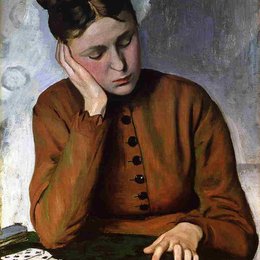 《算命先生》弗雷德里克·巴齐耶(Frederic Bazille)高清作品欣赏