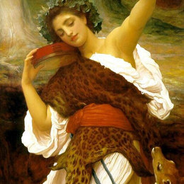 《酒神》洛尔德·弗雷德里克·莱顿(Frederic Leighton)高清作品欣赏