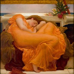 《火红的六月》洛尔德·弗雷德里克·莱顿(Frederic Leighton)高清作品欣赏