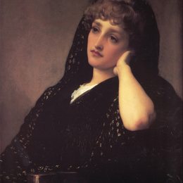 《回忆》洛尔德·弗雷德里克·莱顿(Frederic Leighton)高清作品欣赏