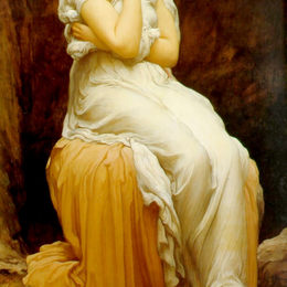 《孤独》洛尔德·弗雷德里克·莱顿(Frederic Leighton)高清作品欣赏