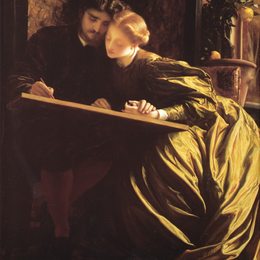 《画家的蜜月》洛尔德·弗雷德里克·莱顿(Frederic Leighton)高清作品欣赏