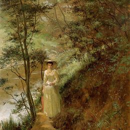 《信》弗雷德里克·麦卡宾(Frederick McCubbin)高清作品欣赏