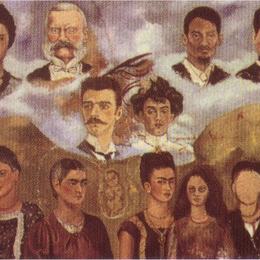 《弗里达家族肖像》弗里达·卡洛(Frida Kahlo)高清作品欣赏