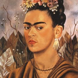 弗里达·卡洛(Frida Kahlo)高清作品:Self Portrait Dedicated to Dr Eloesser