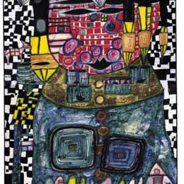 佛登斯列·汉德瓦萨(Friedensreich Hundertwasser)高清作品:928 Antipode King