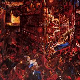 《城市》乔治·格罗兹(George Grosz)高清作品欣赏