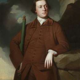 乔治·罗姆尼(George Romney)高清作品:Abraham Rawlinson (1738–1803), MP, of Ellel Hall, near Lanc