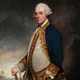 乔治·罗姆尼(George Romney)高清作品:Admiral Sir Charles Hardy (c.1716–1780)