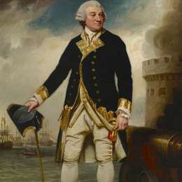 乔治·罗姆尼(George Romney)高清作品:Admiral Sir Francis Geary (1709–1796)