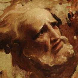 《使徒的首领》乔治·罗姆尼(George Romney)高清作品欣赏