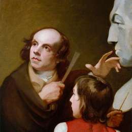 《约翰弗拉克斯曼?托马斯阿方索海莉》乔治·罗姆尼(George Romney)高清作品欣赏