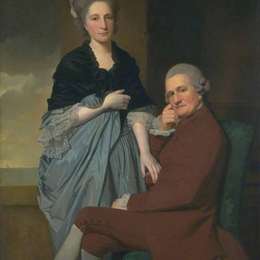 乔治·罗姆尼(George Romney)高清作品:Mr and Mrs William Lindow