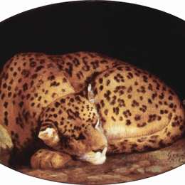 《睡豹》乔治·斯塔布斯(George Stubbs)高清作品欣赏
