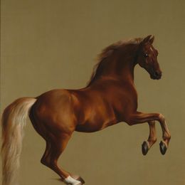 《枣红马》乔治·斯塔布斯(George Stubbs)高清作品欣赏